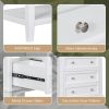 24" Bathroom Vanity With Sink, Bathroom Storage Cabinet with Drawer and Open Shelf, Solid Wood Frame