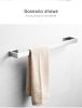 Bathroom Towel Bar, 24 Inch Towel Racks for Bathroom Wall Mounted, Heavy Duty Hand Towel Holder Organizer, Modern Home Decor Towel Rod, Matte Black Si